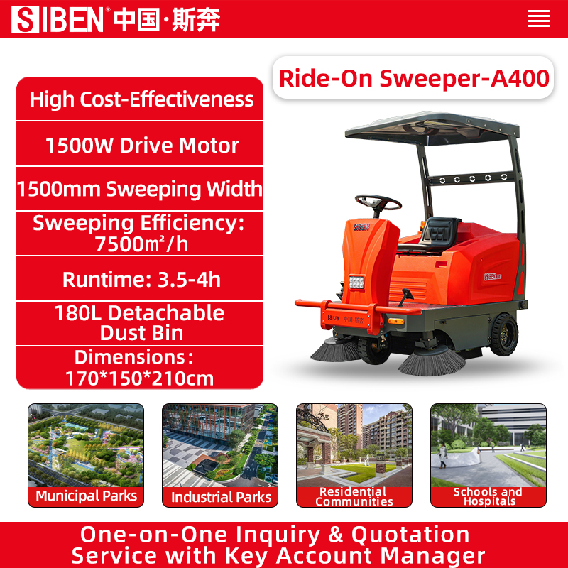 SIBEN Ride-On Floor Sweeper A400 