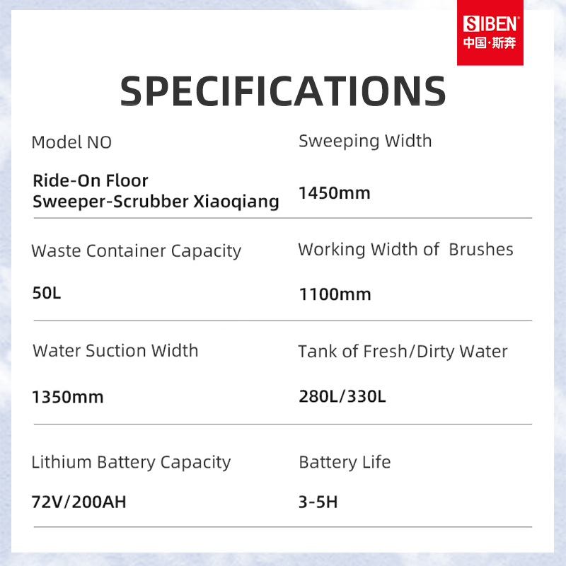 Ride-On Floor Sweeper-Scrubber Xiaoqiang