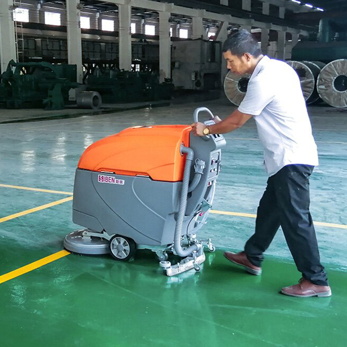 Industrial Floor Cleaning Guide: Deep Comparison Between Siben Walk-Behind Scrubbers X3 & X5