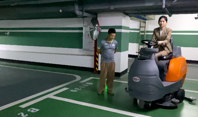 Ride-on Scrubber Dryer X8 Empowers GALUMINIUM GROUP’s Underground Parking Garage with a Premiere Transformation