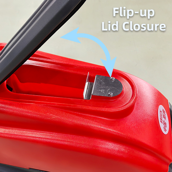 Recovery tank flip-up lid design, making it convenient and fast when cleaning the water tank