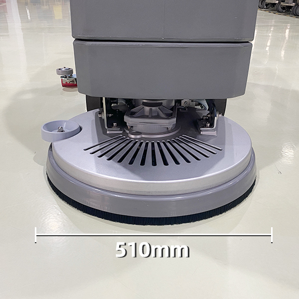 20-inch disc brush is approximately equal to 510mm cleaning width