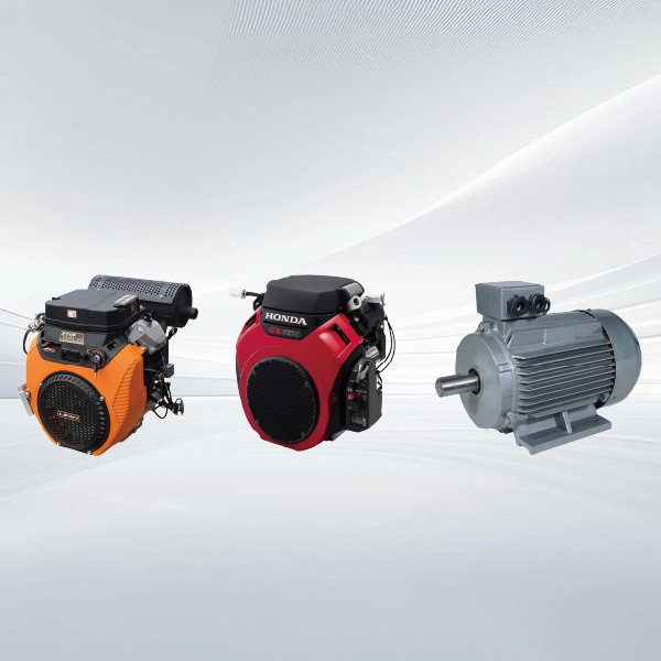 Optional Lifan and Honda engines; WEILEI motor