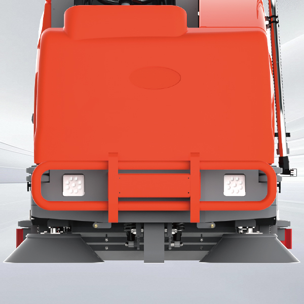 Sweeping, scrubbing & vacuuming all-in-one
