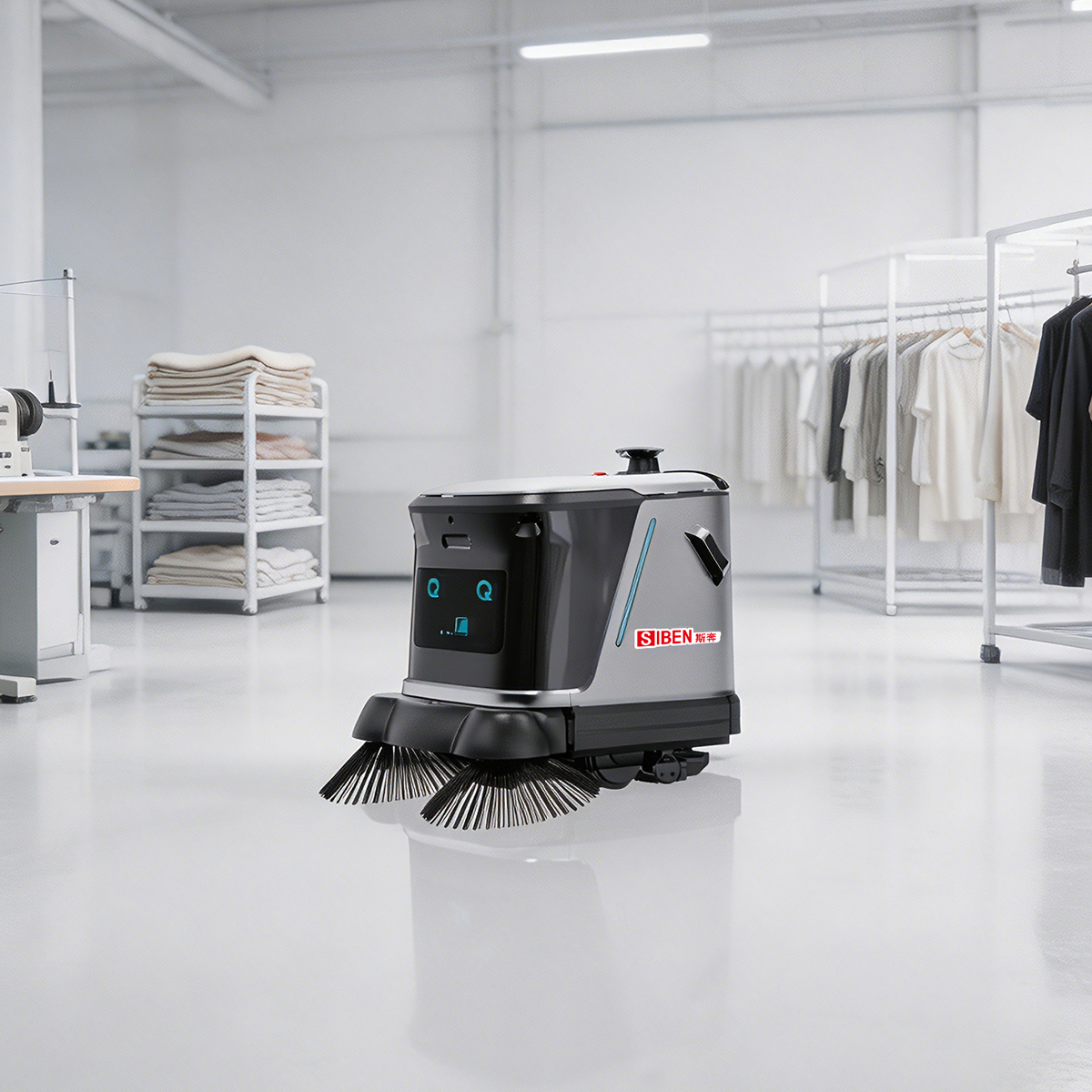 Commercial Floor Sweeping Robot KENAN (for Garment & Textile Industry)