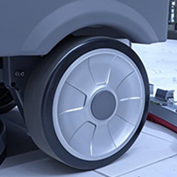 PVC frosted anti-slip wheels, improving grip