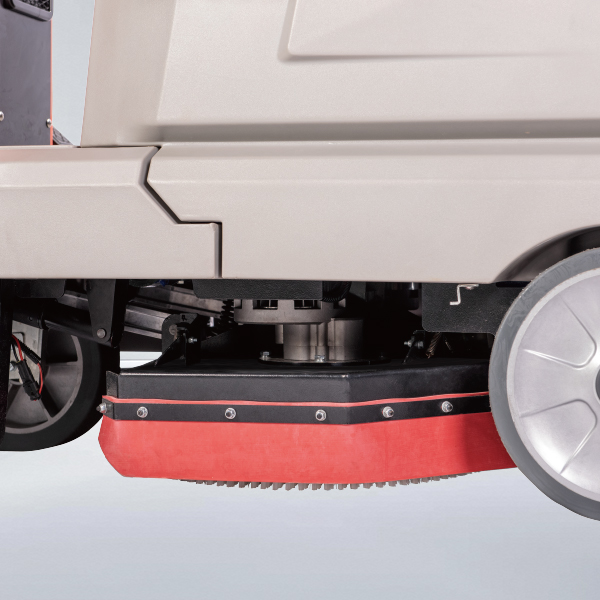 300rpm high-speed disc brush motor for rapid cleaning of heavy oil-stained floors