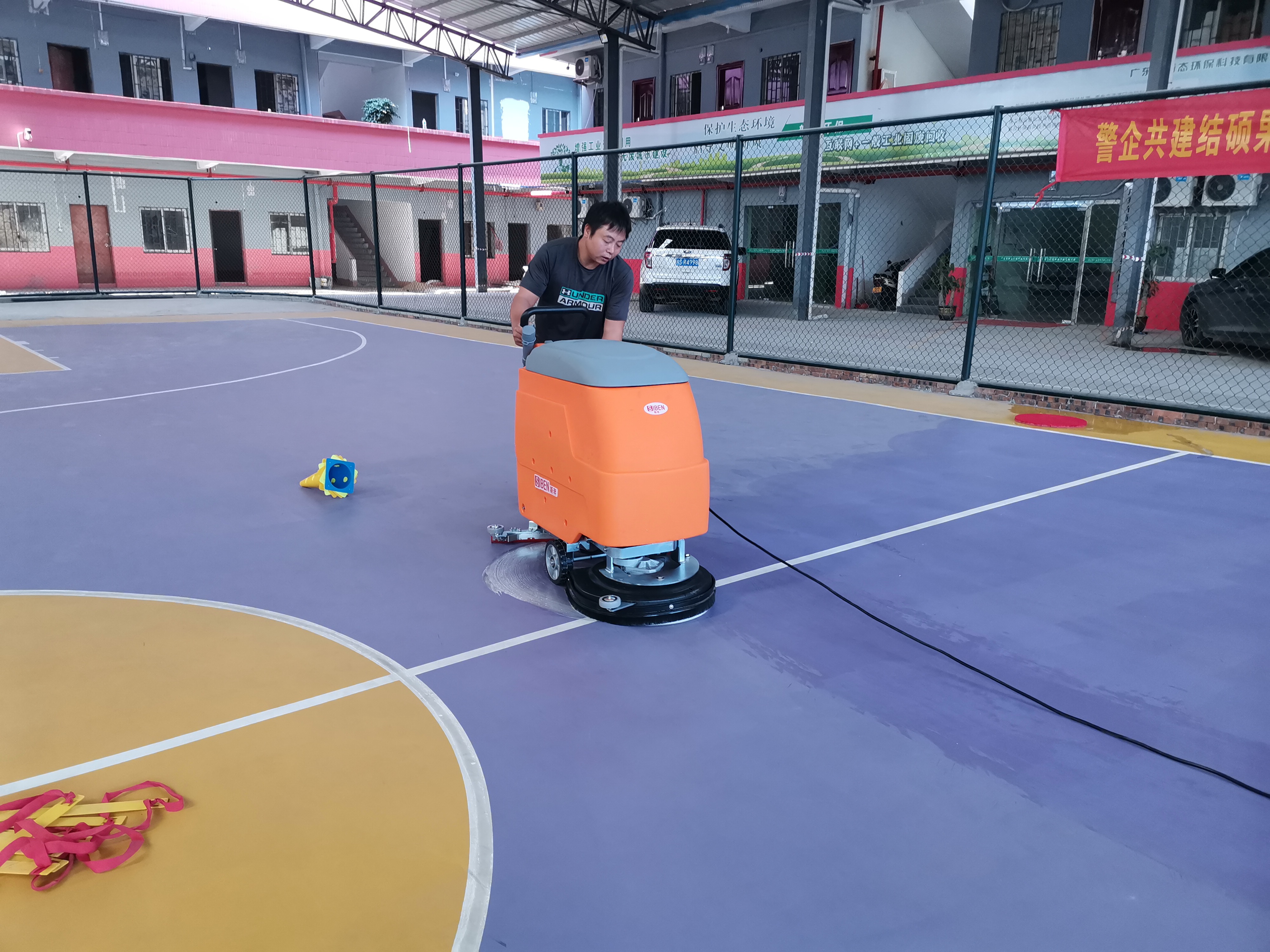 Siben X3 floor scrubber industrial floor cleaning