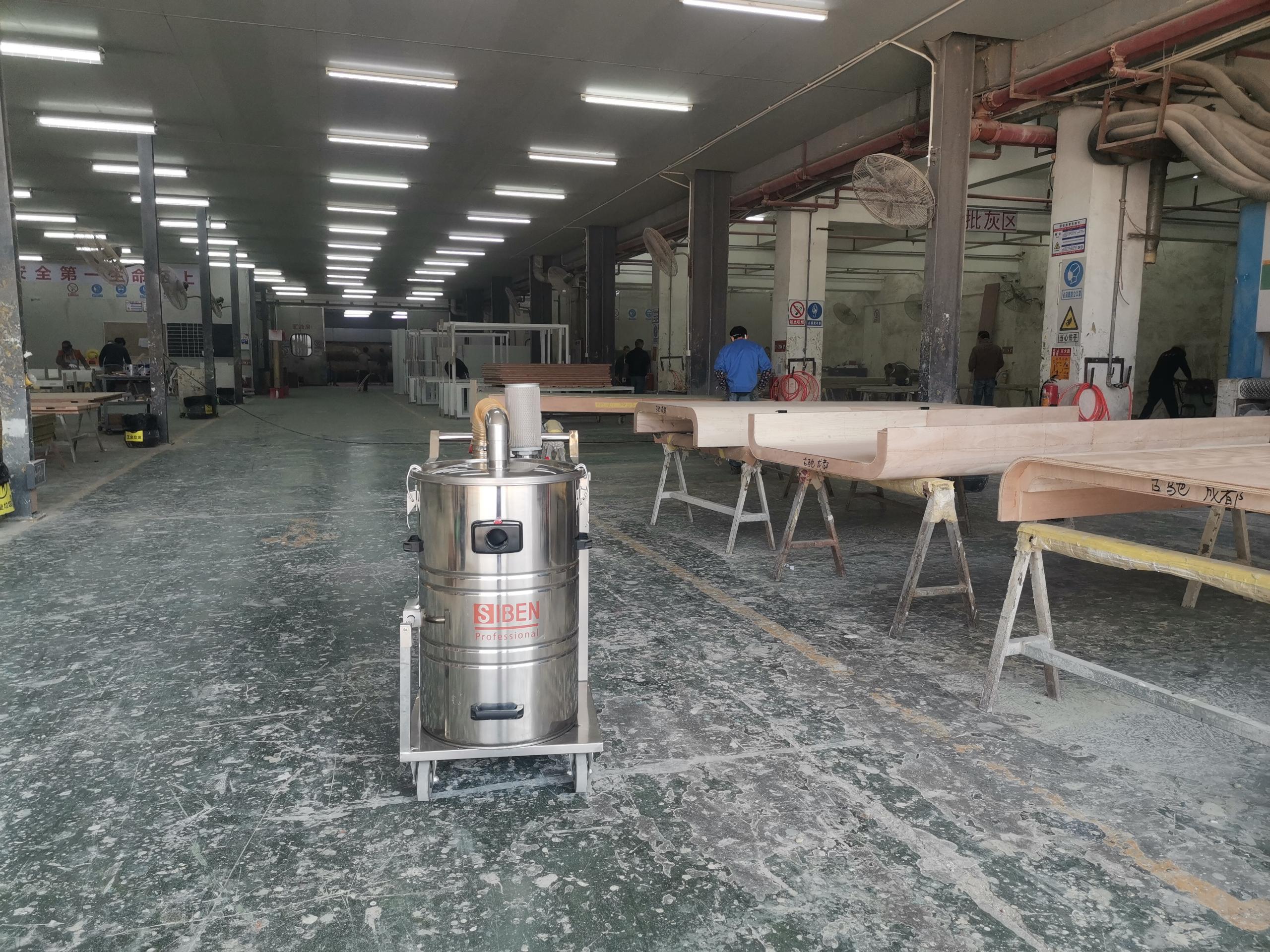  Siben XC220B industrial vacuum collector for dry sanding dust in body shop and grinding workstation applications