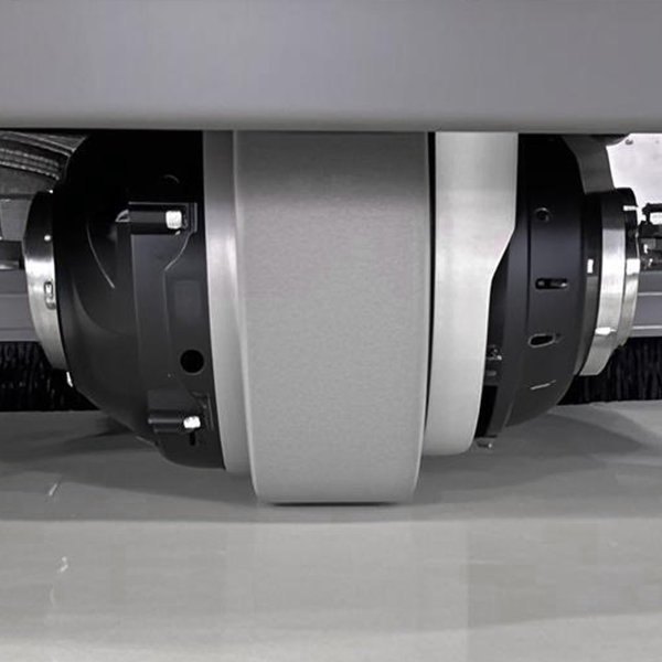 Widened front wheel, wear-resistant and anti-slip for improved traction