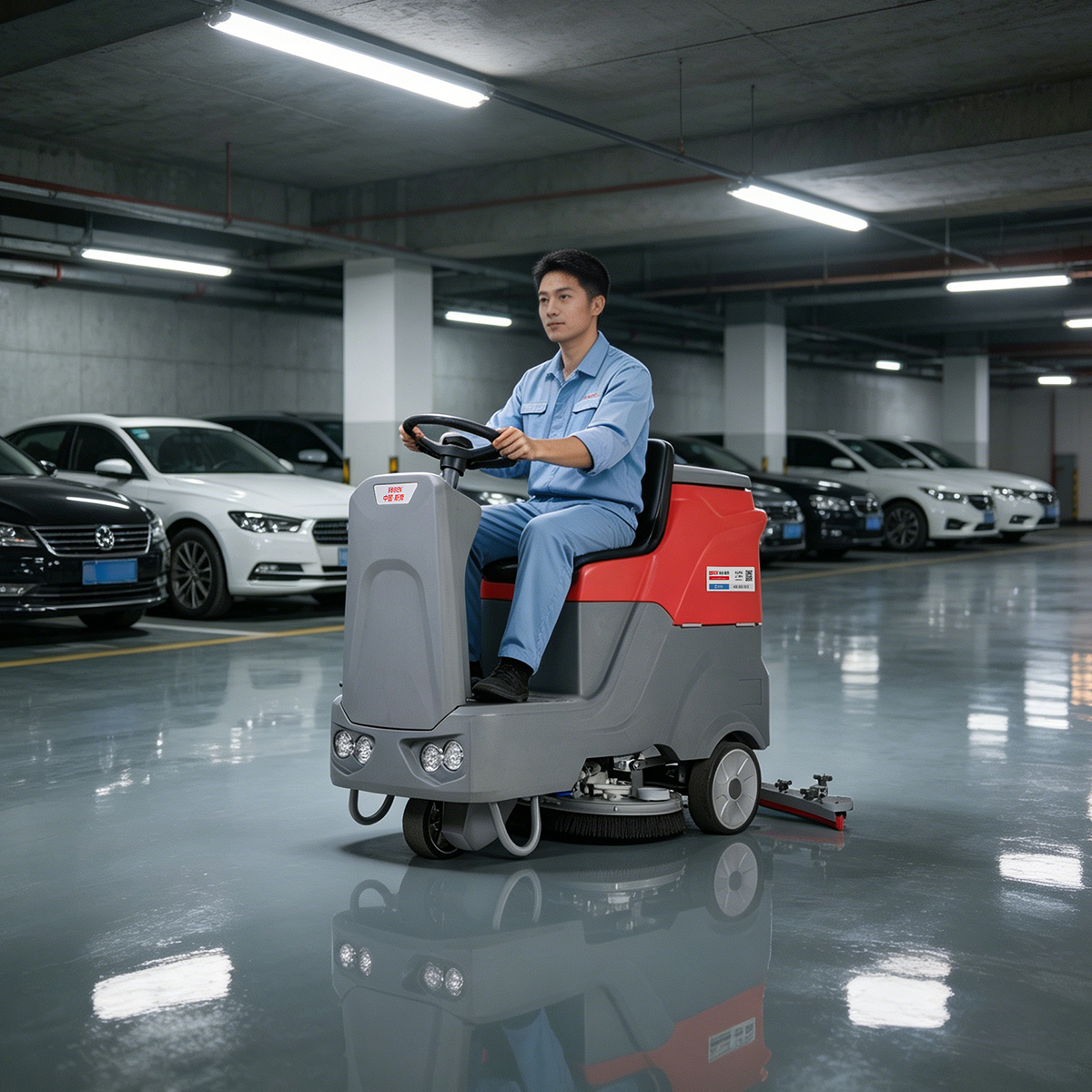 Ride-On Floor Scrubber X7