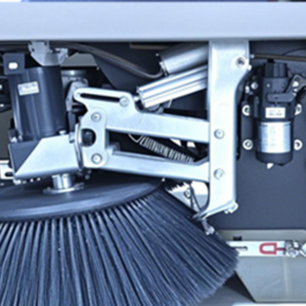Side brush steel structure