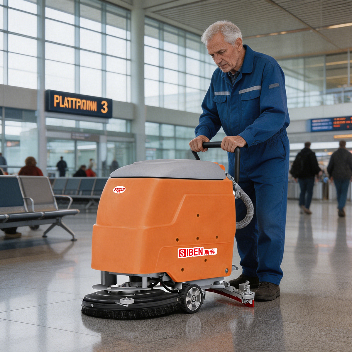 Walk-Behind Floor Scrubber X3